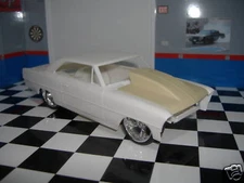 LEX'S SCALE MODELING Resin Cowl/Outlaw Hood for AMT '66 Nova 1/25, HOT!!!