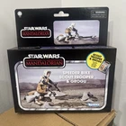 Star Wars: The Mandalorian Vintage Speeder Bike, Scout Trooper and Grogu Action