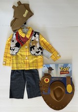 NWT Disney Store 3 3T Toy Story Woody Cowboy Costume w/ Hat Holster Set