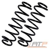2X Feder Federn Fahrwerksfeder Fahrwerksfedern Hinten FÜR Audi A3 8L Bj 96-03