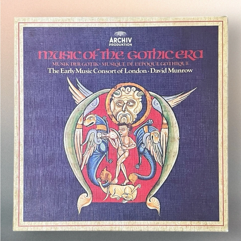 3LP Box Music of the Gothic Era MUNROW EARLY MUSIC CONSORT LONDON Archiv 2723045 - Image 2 of 4