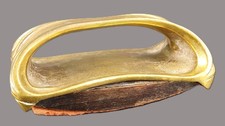 Ancien tampon buvard Art Nouveau en laiton ou bronze années 1900