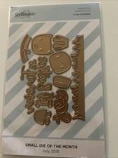 NEW Spellbinders Small Die Of The Month Jul 2019 BESTIES FOREVER Cat Dog