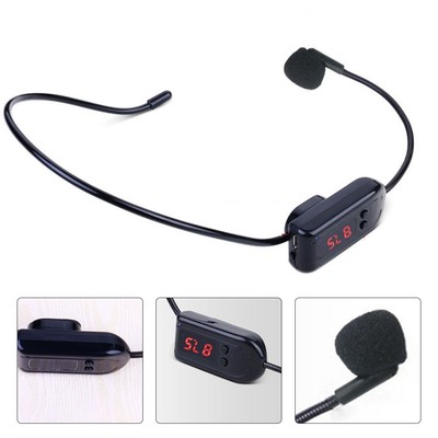 Musikinstrumente Mikrofon Headset Wireless Headset Schwarz Pro Audio Equipment
