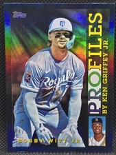 2026 Topps Series 1 - Topps Profiles Bobby Witt Jr. #TP-16 Black Foil /10