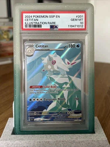 Cetitan 201/191 Sv08: Surging Sparks Holo PSA 10