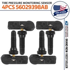 4 X Tpms 56029398ab Tire Pressure Monitoring Sensor For Chrysler Jeep Dodge Ram 4 X Tpms 56029398ab Tire Pressure Monitoring Sensor For Chrysler Jeep Dodge Ram