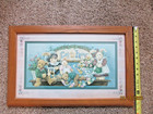 VTG HOMCO HOME INTERIORS GOD BLESS OUR HOME BUNNY & BEARS ON SHELF PICTURE  — photo 3