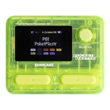 SONICAKE Pocket Master Guitar Modeling IR Cabinets Multi-Effects Pedal GREEN UK