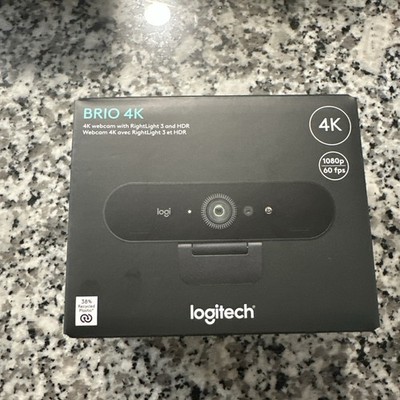 Logitech 4K Pro 4K Webcam Noise-Canceling Mic PC/MAC 960-001390 Sealed Brand New