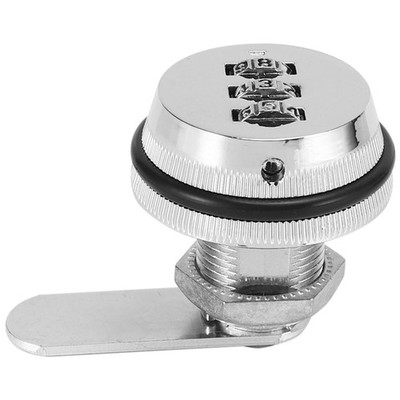 Alloy Code Combination Cam lock Keyless Post Mail Box Cabinet RV 3 Dial2409