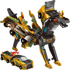 Drago Transformers Macchina Giocattoli, 2 Pezzi Auto Robot Giochi Bambini Bambin