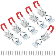 6 Pack Adjustable Toggle Latch Clamp Quick Release Pull Latch for Tool Box