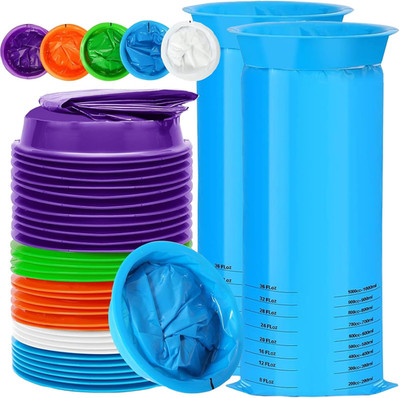 Bolsas vomito 50pcs 1000ml resistentes fugas desechables viaje ninos adultos