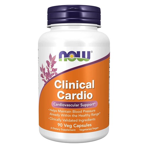 NOW FOODS Clinical Cardio 90 Veg Caps, Clearance for Best By 10/2025 - Bild 1 von 9