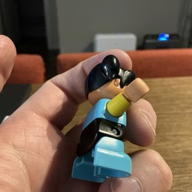 Lego Duplo Toddler Girl Daughter Diver Outfit Pigtails Black-Haired Figure