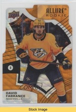 2021-22 Upper Deck Allure Rookies Orange Slice David Farrance #136 READ 0mf0
