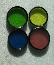 LOT 4 COLOR LENS FILTERS Vivitar 49mm, 52mm, 55mm