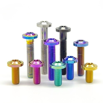 #ad #ad 10pcs Titanium Bolt M6x10 15 20 25mm Butterfly Torx Head Screws for Bicycle Car $33.90