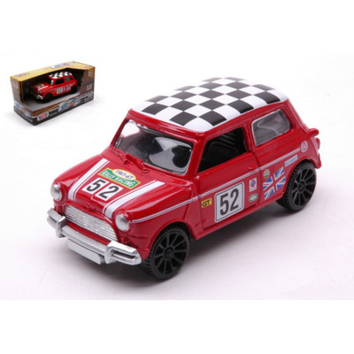 MORRIS MINI COOPER N.52 1965 GT RACING RED 1:43 Motormax Auto Competizione -D- N