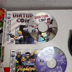 Virtua Fighter 2, Virtua Cop & Daytona USA (Sega Saturn) 3 Free Games Bundle Box
