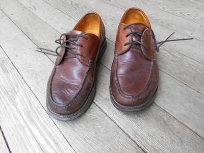 Cabela's Vintage Men's Brown Leather Oxford Shoes Size 10D. 82-2021