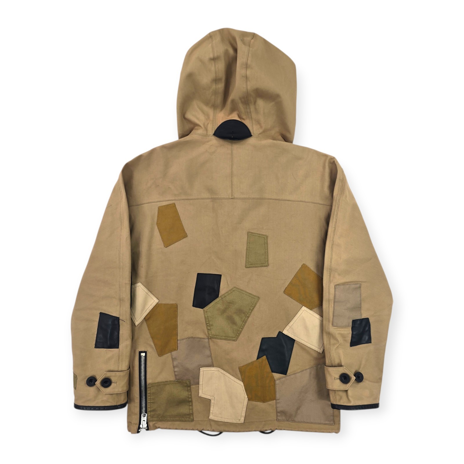 Coach Patchwork Cotton Leather Parka Jacket Men's… - image 2