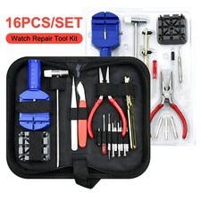 16pcs/set Watch Repair Tool Kit for Watch Back Cover Opener Replacement Tool