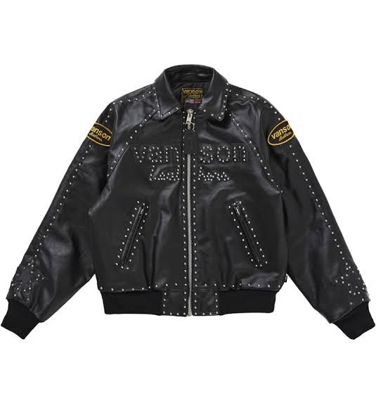 Supreme x Vanson Leathers x B.B. Simon Jacket 'Black'