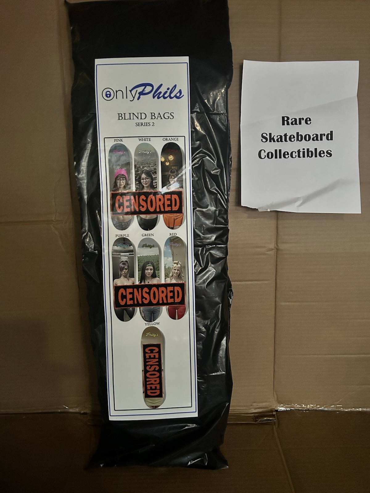 RARE NEW SEALED  Philly's - OnlyPhils Series 2 Skateboard Deck
