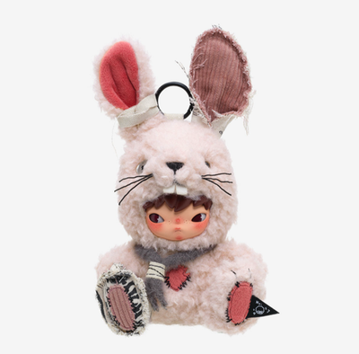 Authentic New POP MART Hirono Little Hare Plush Doll Pendant - US