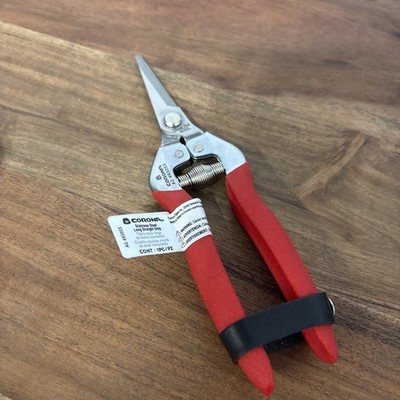 Corona Tools Ag 4930Ss Pruner, Long Straight Blade, 3/8 In Cut Cap,