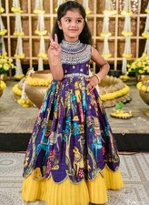 Readymade kids girls Gown party wear eid indian girls designer dress