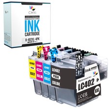 Compatible CMYi Black Color Ink Cartridges Lot fits Brother LC402XL for MFC