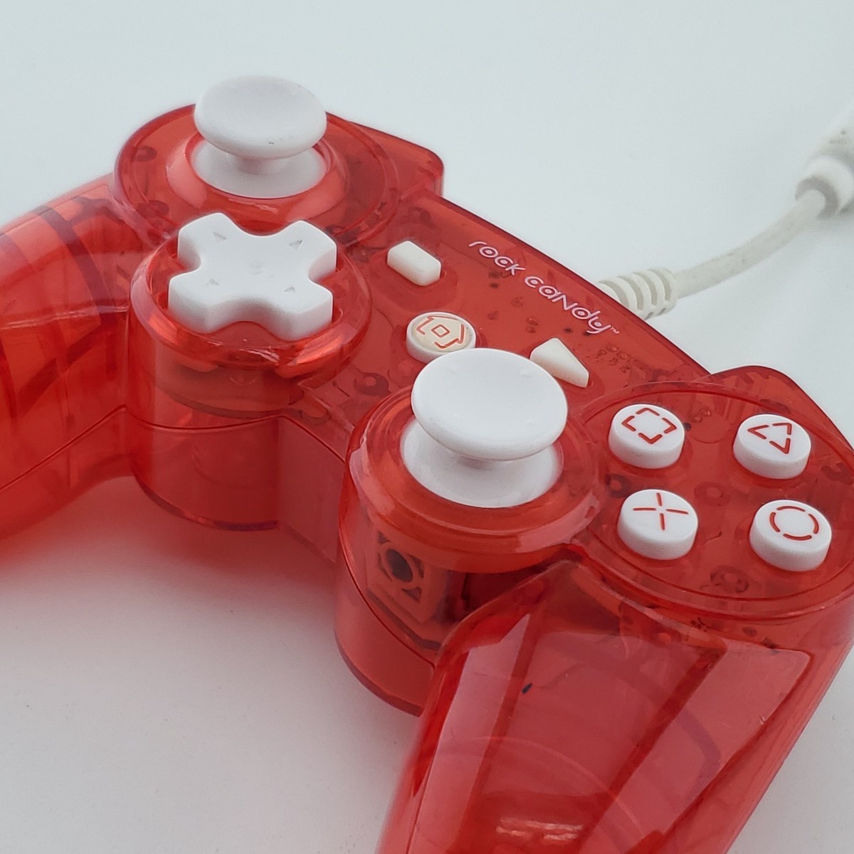 PDP PL-6460 Rock Candy Wired Gaming Controller Clear Red For