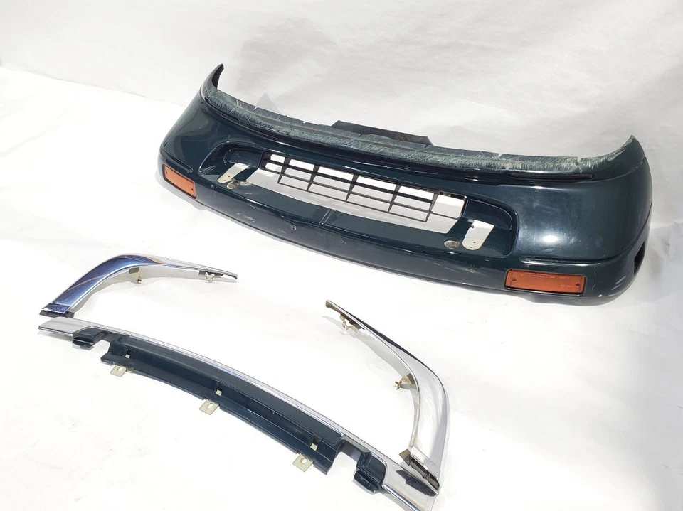 1994 1995 1996 Jaguar XJS OEM Complete Front Bumper Assembly Has Damage - Imagem 4 de 4