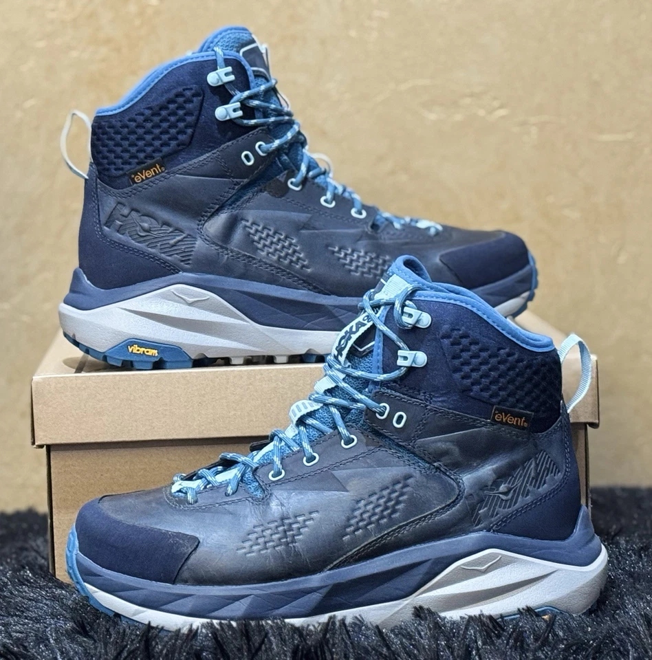Botas de trekking Hoka para mujer Kaha GTX Gore-Tex ligeras azul marino talla 8,5 Foto 2 de 4