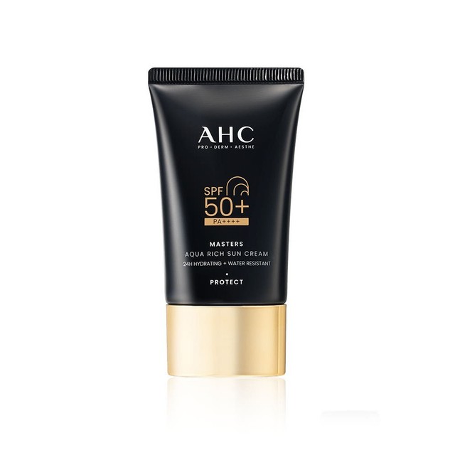 AHC Masters Aqua Rich Sun Cream 30ml(1.01oz) SPF50+PA++++ K-Beauty