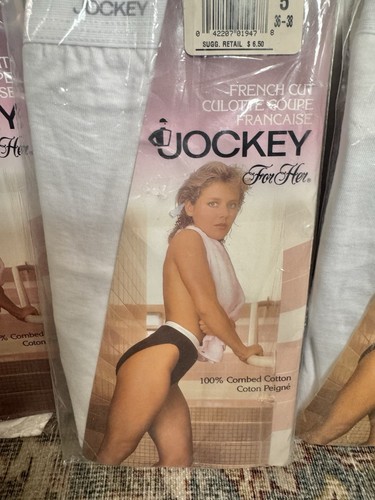 Jockey French Cut Panties Women's Size 5 36-38” New Vintage NOS 1992 Underwear - Picture 4 of 9