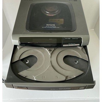 Aiwa CX-NA71 Stereo System 3 Disc CD Changer Dual Cassette Karaoke