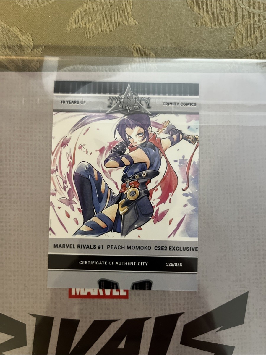 Marvel Rivals #1 Peach Momoko Virgin C2E2 Trinity comics