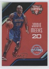 2015-16 Panini Totally Certified Mirror Red 4/149 Jodie Meeks #29 0l2