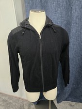Michael Kors Men's Full Zip Hoodie Tight Knit Cotton Fleece Size M