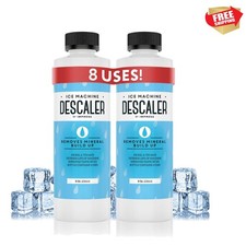 Powerful Ice Machine Cleaner and Descaler - 16 Fl Oz Total - Made in USA Quality