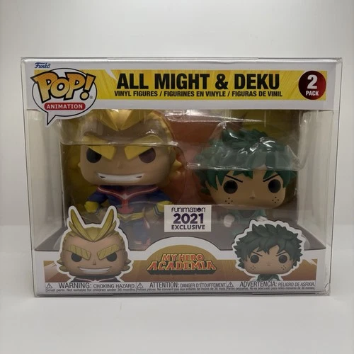 All Might & Deku Funko Pop 2 Pack My Hero Academia Funimation Exclusive 2021