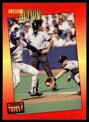 1992 Triple Play Awesome Action! Chicago White Sox #121