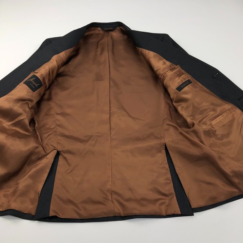 Joseph Jos A Bank 42R 100% Wolle Zwei Knopf Blazer Jacke Anthrazit Grau - Bild 9 von 17