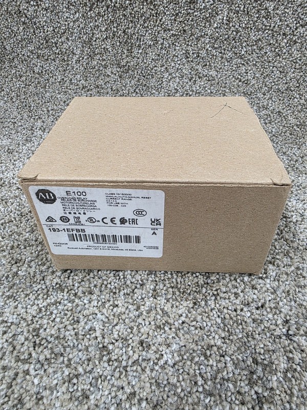 New Allen Bradley 193-1EFBB E100 0.2-1.0 A Direct Mount  Overload Relay