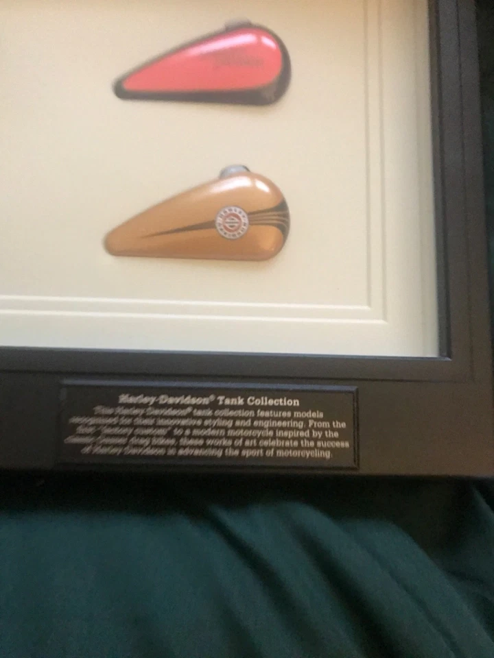Heritage Harley Davidson tanque de gasolina mini marcado Concord N.H. Harley Davidson Foto 3 de 4