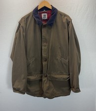 VTG Lifes Adventures Dash Men’s Green LG Plaid Flannel Lined Barn Chore Coat